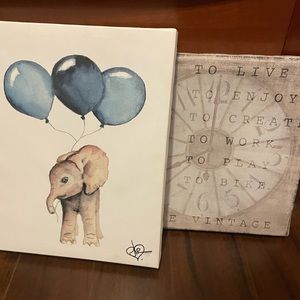 4/$40 Canvas art